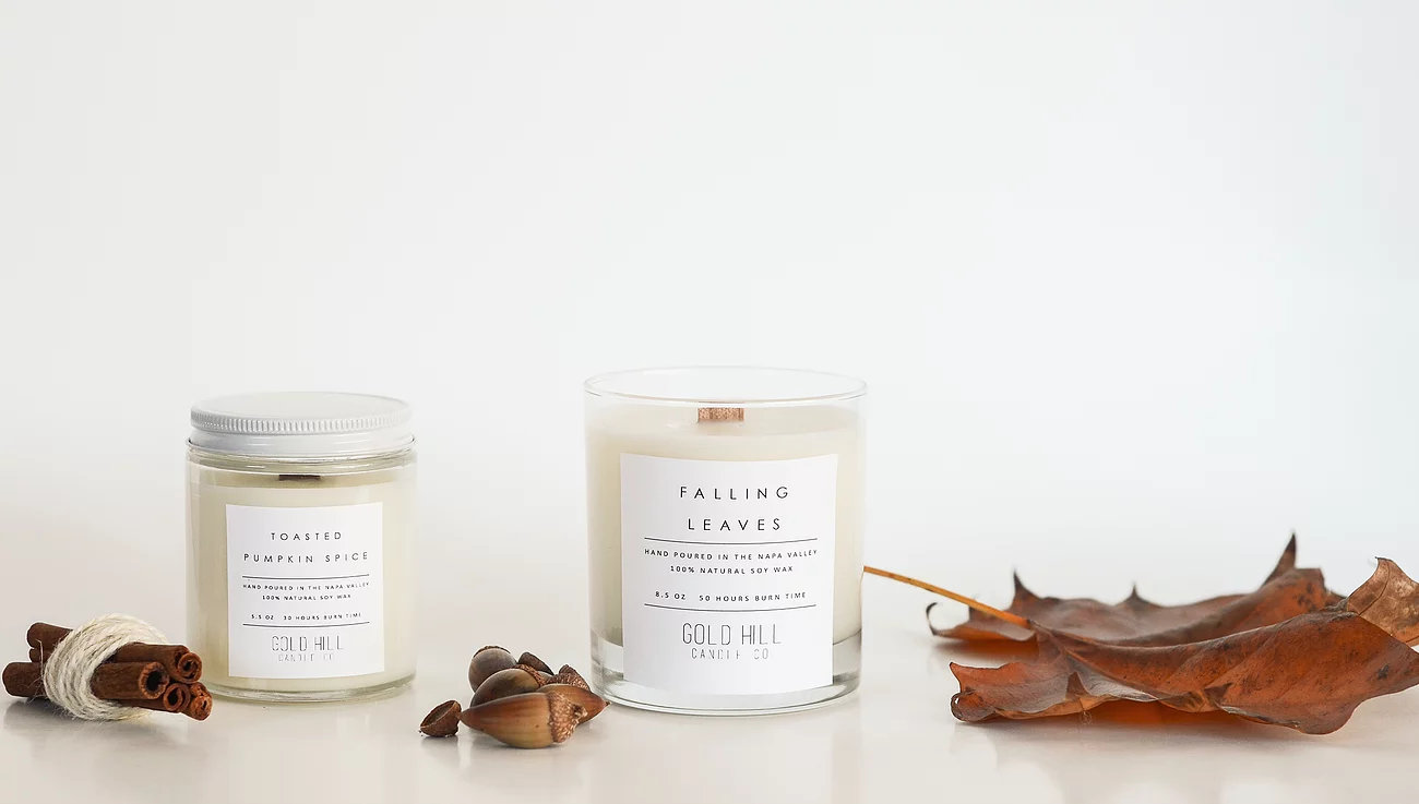 Fragrance Candles Gold Hill Candle Co Made in California